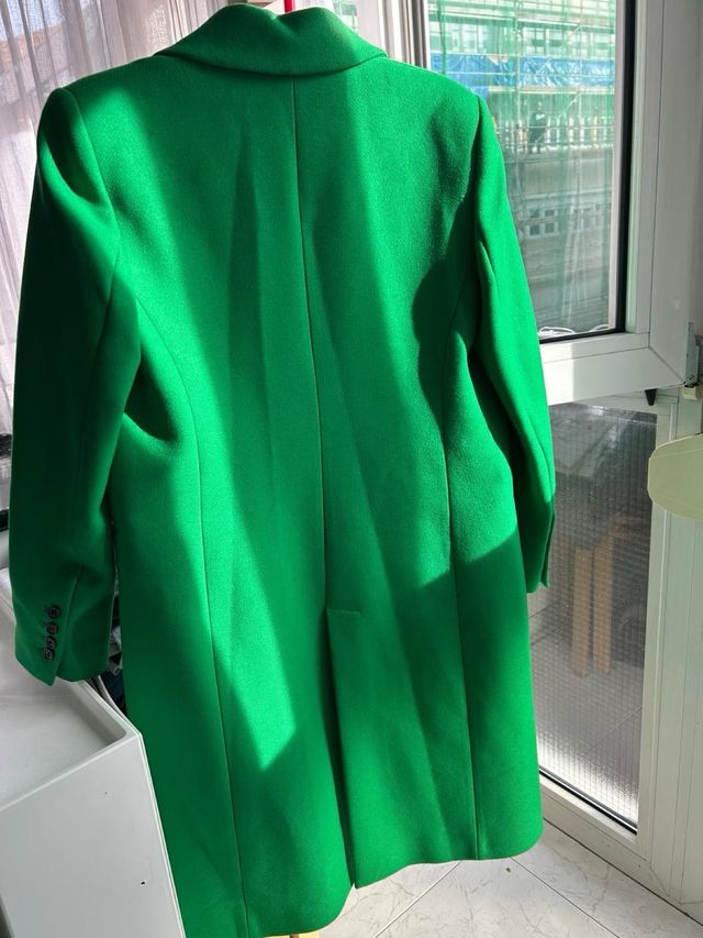 Abrigo Lana Manteco Zara Verde