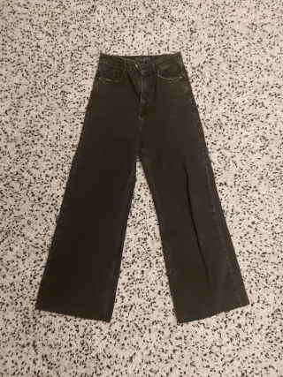 Jeans Wideleg negros