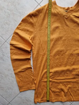 Maglia vintage maniche lunghe arancione anni '90