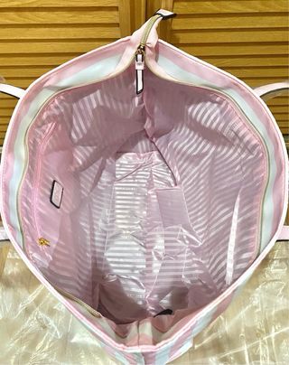 Bolso Tote Victoria's Secret Rayas