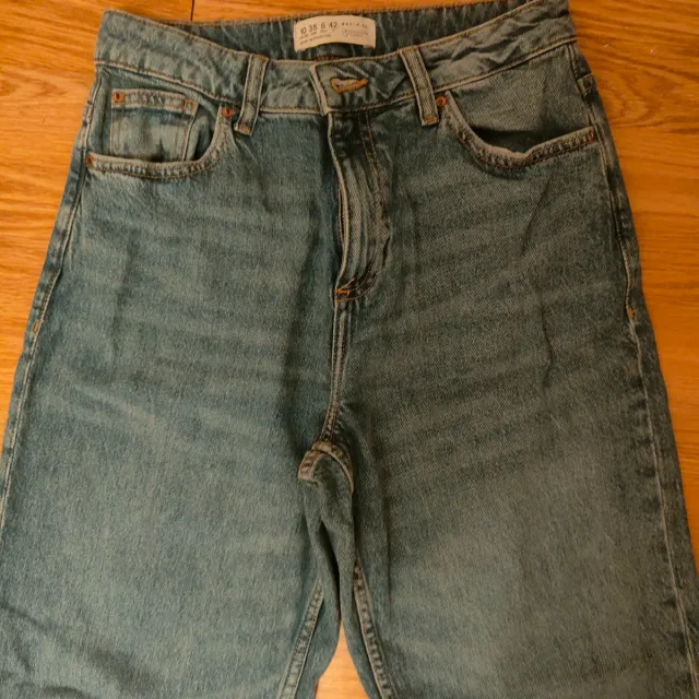 Jeans donna vita alta blu