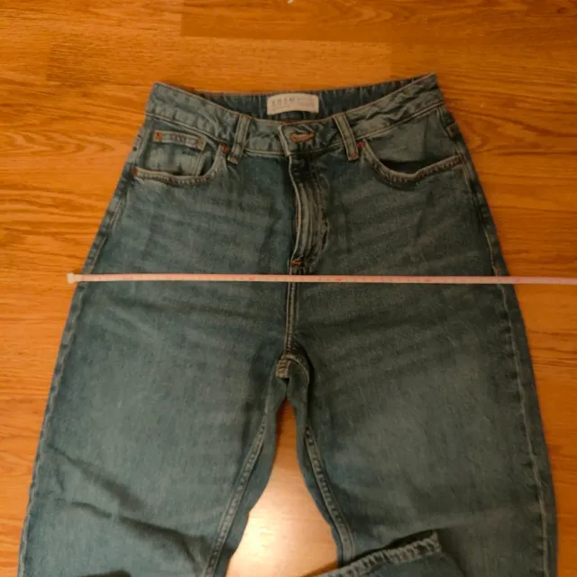 Jeans donna vita alta blu