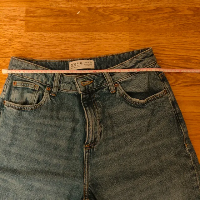 Jeans donna vita alta blu