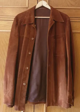 Chaqueta ante hombre El Corte Inglés Boutique T 52