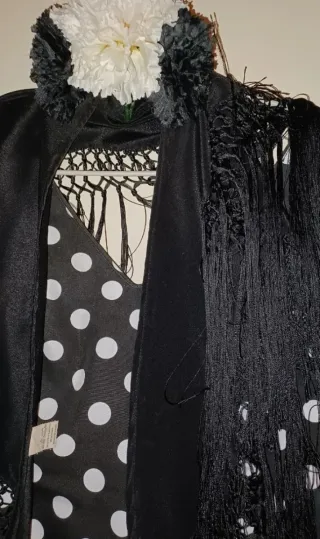 Traje de flamenca lunares