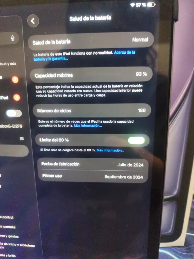 iPad Air M2 2024 + teclado tipo Magic keyboard