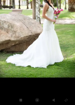 Vestido de Novia Blanco Encaje