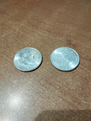Monedas 100 Pesetas Plata