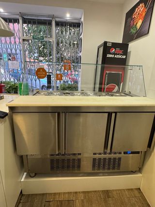 Mesa fría ingredientes / Barra preparación