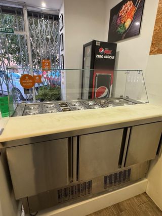 Mesa fría ingredientes / Barra preparación