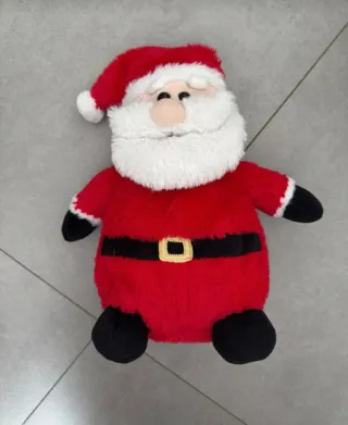 Morbido peluche di Babbo natale alto 33 cm