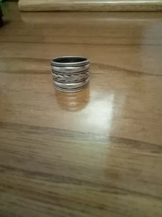 Anillo Plata Ley Talla 13