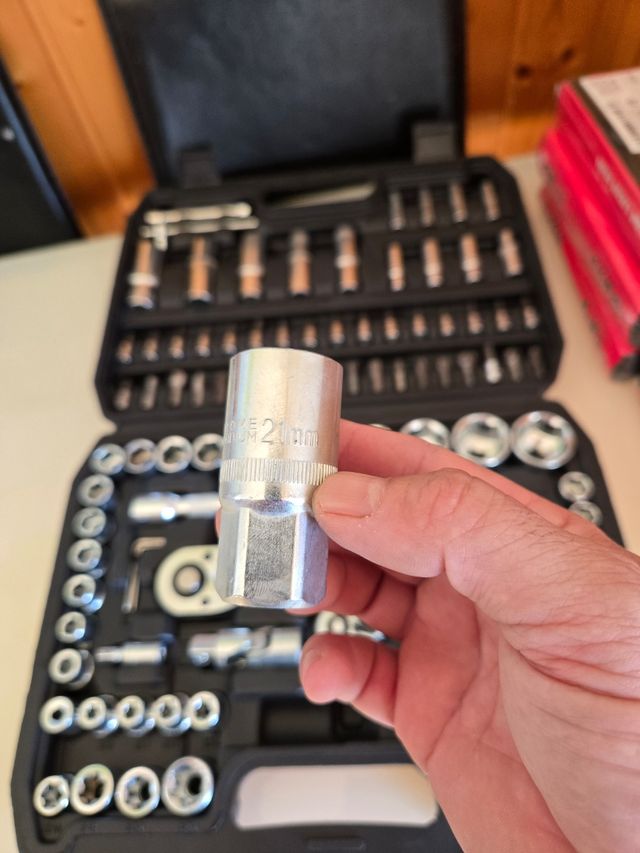 Kit completo di strumenti Juego de Llaves con 108 pezzi