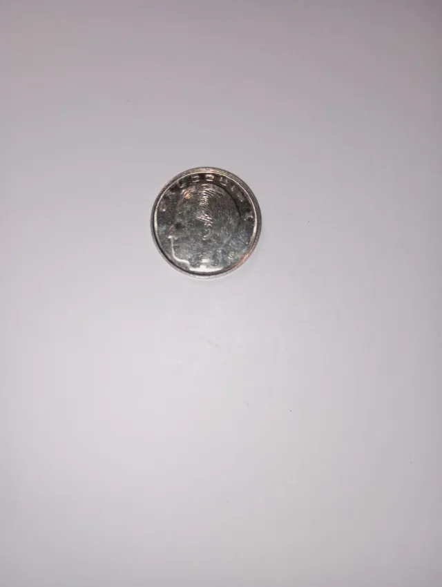 Moneda 1F Bélgica 1989 Baudouin I