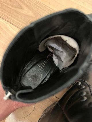 Botines Unisa Negros Talla 38 Tachuelas