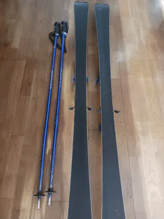 Esquís Salomon Streetracer Demo 8 Mujer + Bastones