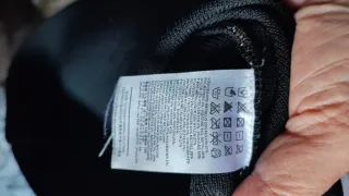 Abito lamé nero e oro