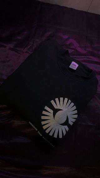 Felpa Zara Nera con Stampa