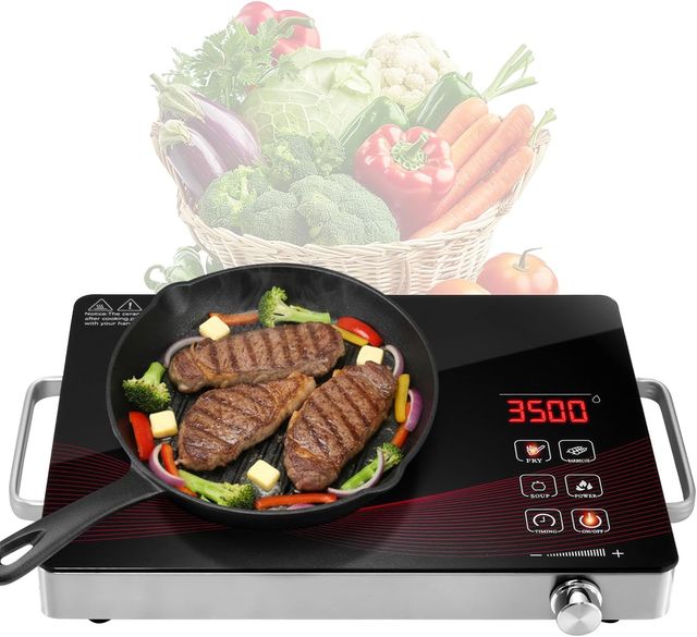 Piano cottura induzione 1 piastra 3500w