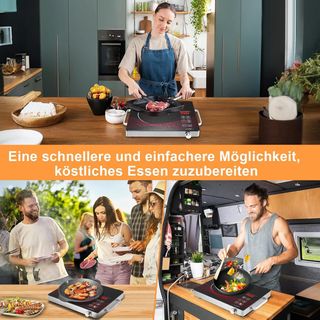 Piano cottura induzione 1 piastra 3500w