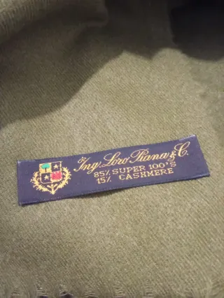 Sciarpa unisex lana e cachemire morbida