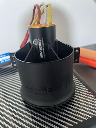 Turbina EDF 80mm y Variador 100A