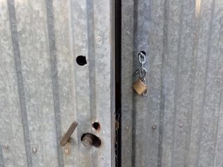 Puerta de garaje de chapa