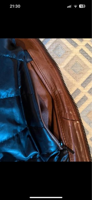 Cazadora aviador Redskins marrón