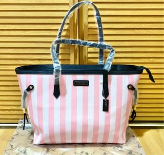 Bolso Tote Victoria's Secret Rayas