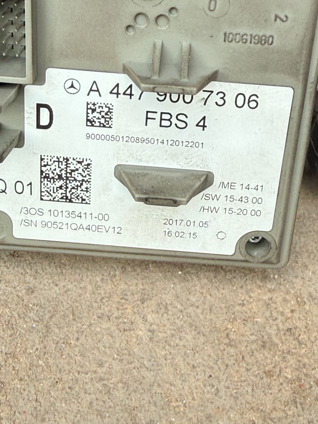 Módulos de arranque y unidad Mercedes