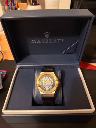 Reloj Maserati Potenza Automático Esqueleto