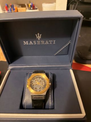 Reloj Maserati Potenza Automático Esqueleto
