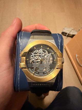 Reloj Maserati Potenza Automático Esqueleto