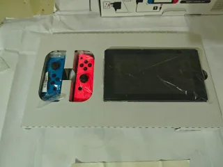 Nintendo Switch V1 Completa Azul/Naranja