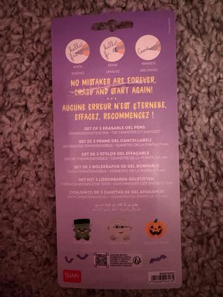 Set 3 Bolígrafos Legami Halloween Nuevos