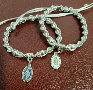 2 Pulseras Medalla Milagrosa