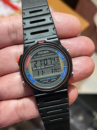 Reloj Citizen Alarm-Chronograph Negro