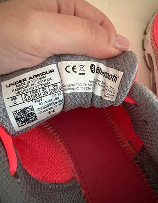 Zapatillas Under Armour Naranja/Rosa Ligeras