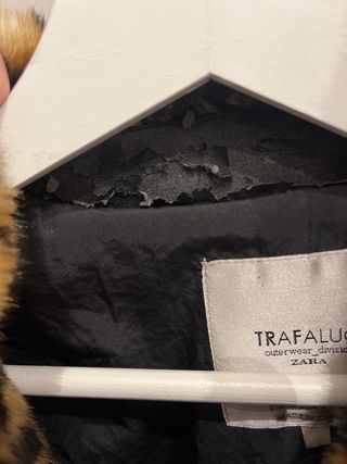 Chaqueta pelo estampado leopardo Zara