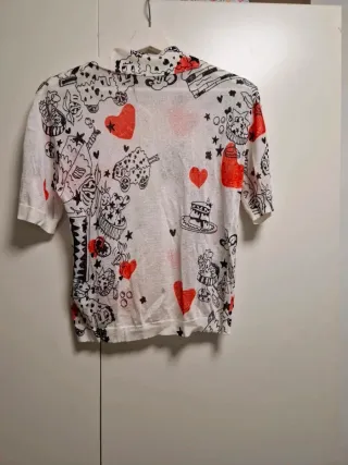 Polo Bimba y Lola Blanco Estampado T M