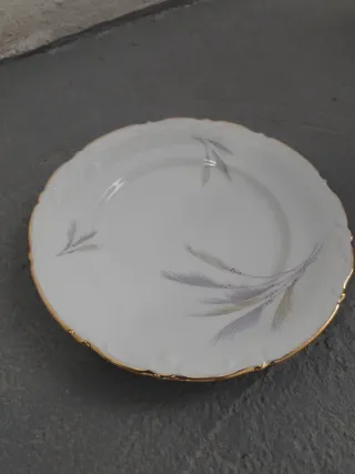 Vajilla Santa Clara Porcelana Dorada