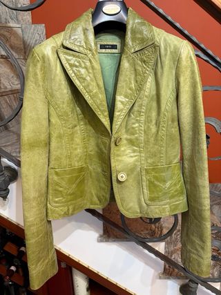 Giacca donna  in vera pelle  vintage