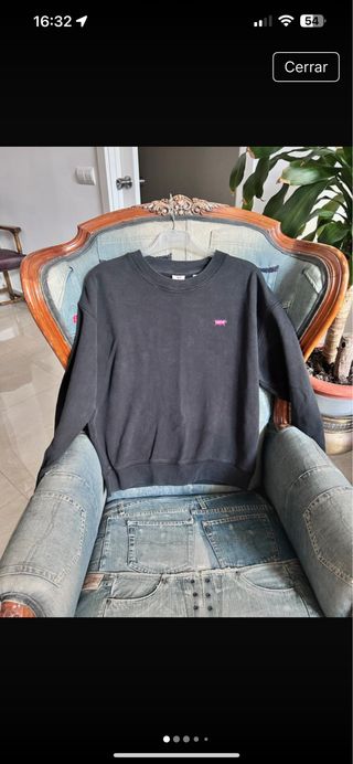 Sudadera Levi's Negra Talla S