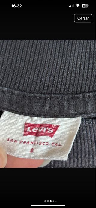 Sudadera Levi's Negra Talla S
