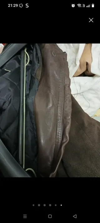 Abrigo de piel para hombre