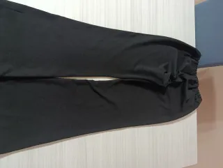 Pantaloni a zampa larga neri