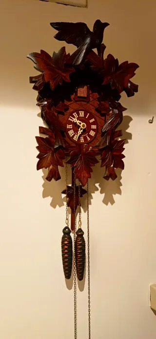 Orologio a cucù tedesco in legno