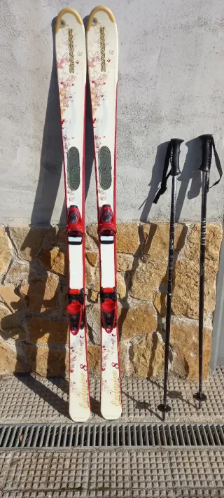Esquís Dynastar Exclusive 8 con Bastones