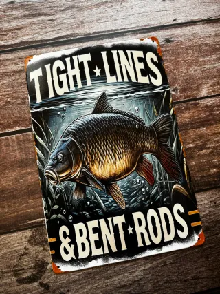 CARTEL DE PESCA CARPA BAJO EL AGUA CARPFISHING