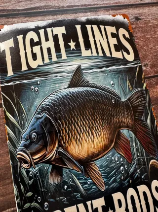 CARTEL DE PESCA CARPA BAJO EL AGUA CARPFISHING